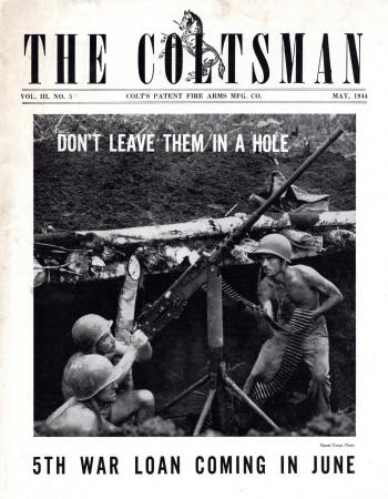 'The Coltsman' Newspaper by Colt Firearms 1944