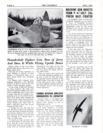 1944 'The Coltsman' Newspaper page 2