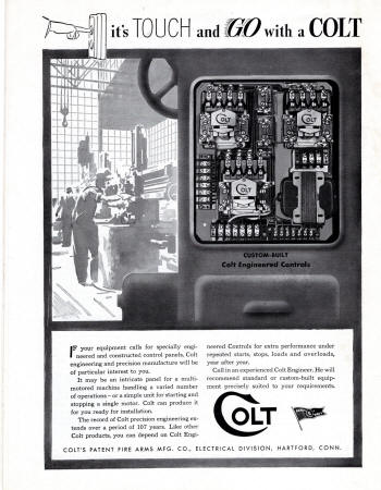 1944 'The Coltsman' Newspaper ads