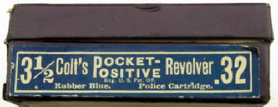 Colt Pocket Positive .32 police, 1st. issue (1922) 3 1/2" bbl with correct box label