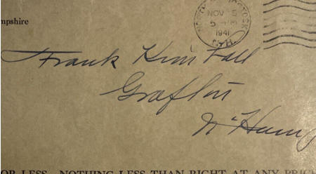1929 colt catalog with Shiff the Gun Man handwritting-2