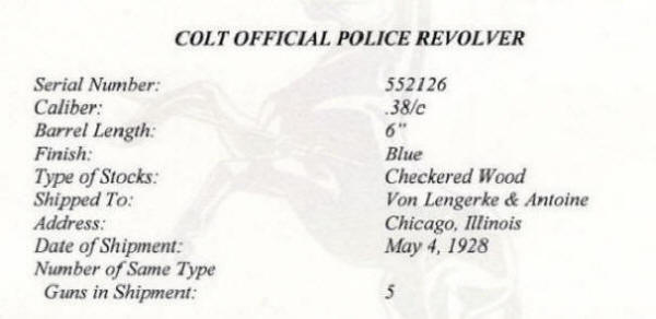 enlarged colt factory letter