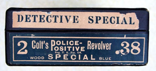 Police Positive Special 2 in. barrel with detective Special box