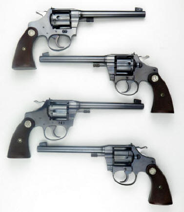 Colt  Police Positive Set of Four Target Pistols .22