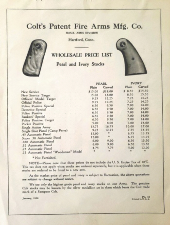 Colt-1930-wholesale-price-list-PL-10