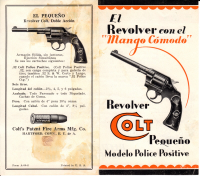 A-99-S ""El Revolver con el "Mango Comodo"  Pequeno Model