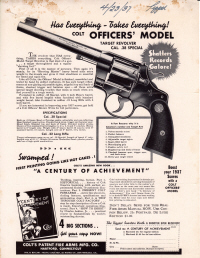 "1937 Has everything -takes everything officer's Model"