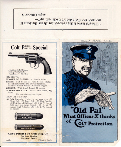 A-17 "Old Pal What officer x thinks of colt protection" -2 