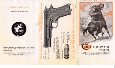 A-25 "Colt Automatic Pistol" Caliber .45 Government Model -1