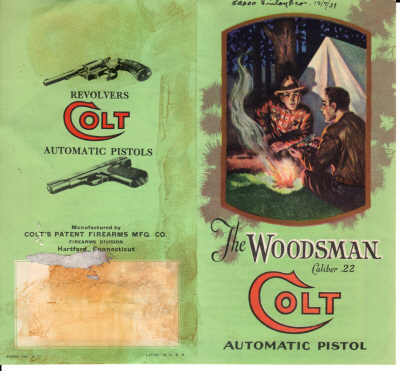 &nbsp;A- 77 "The Woodsman .22 Colt Automatic Pistol"  2nd of 4 versions