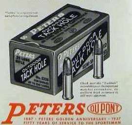 peters dupont close-up of ammo box