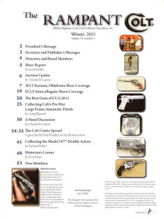 2013 winter rampant colt magazine contents