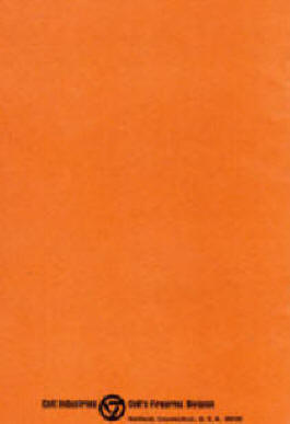 1969 Colt AR-15 sporter rifle manual back cover