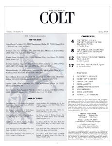 1994 spring rampant colt magazine contents