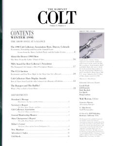 1998 winter rampant colt mazazine contents