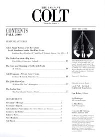 2000 fall the Rampant Colt magazine contents