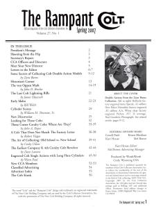 2007 spring rampant colt magazine contents