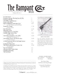 2010 fall rampant colt magazine contents
