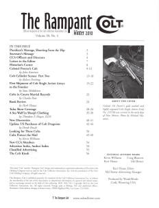2010 winter rampant colt magazine contents