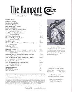 2011 winter rampant colt magazine contents