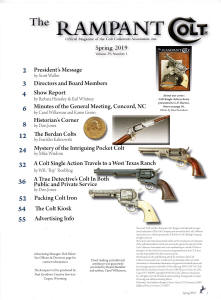 2019 spring rampant colt magazine content