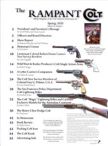 2020 spring rampant colt magazine content