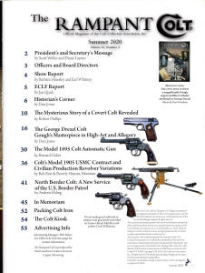 2020 summer rampant colt magazine content