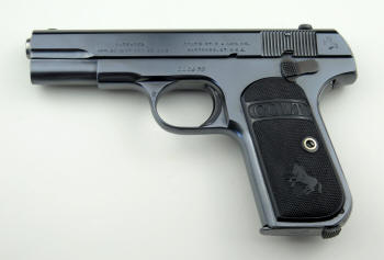 1919 Colt M1903 automatic pistol .32 caliber left side