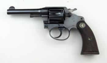  Colt 1928 police positive revolver marked  AM. RWY. EXP. left side