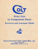 Colt price list of component parts 1930