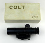 Colt 3x21 scope and box