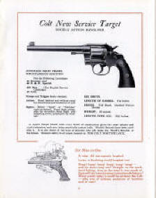 1928 colt catalog new service revolver